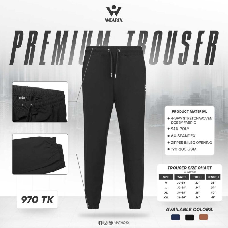 Premium Trouser - Cuff In leg opening - Image 2