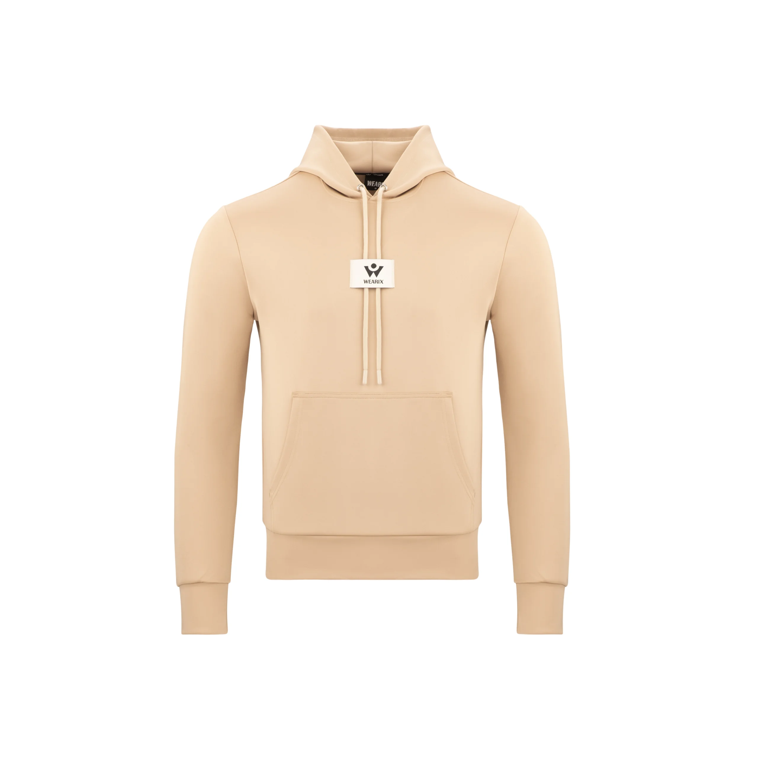 Men’s apricot pullover hoodie by Wearix