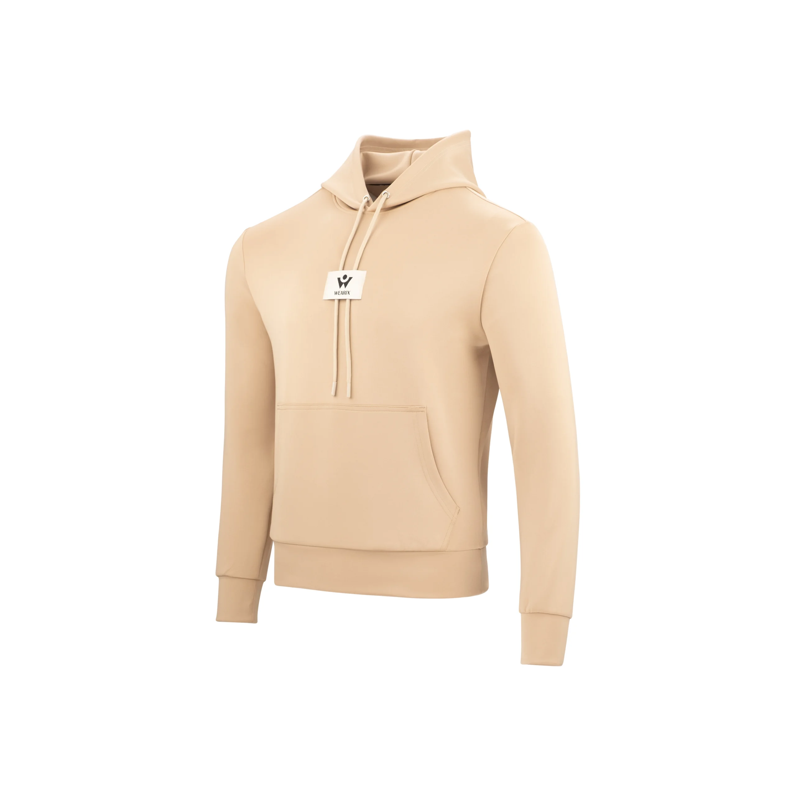 Men’s apricot pullover hoodie by Wearix