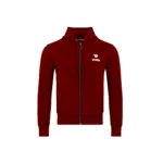 Men’s maroon zipper hoodie by Wearix