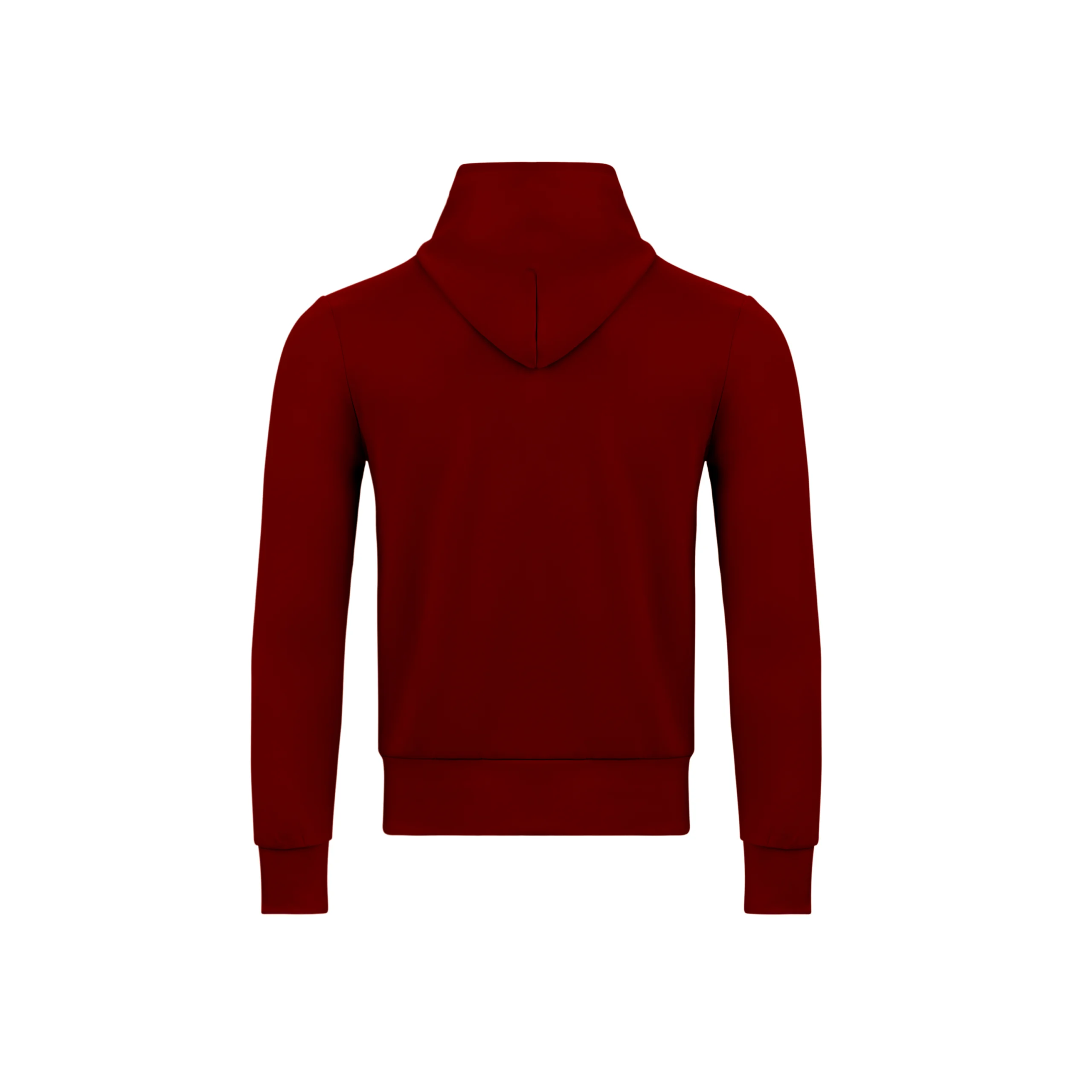 Men’s maroon zipper hoodie by Wearix