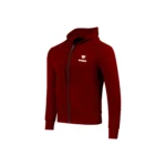 Men’s maroon zipper hoodie by Wearix