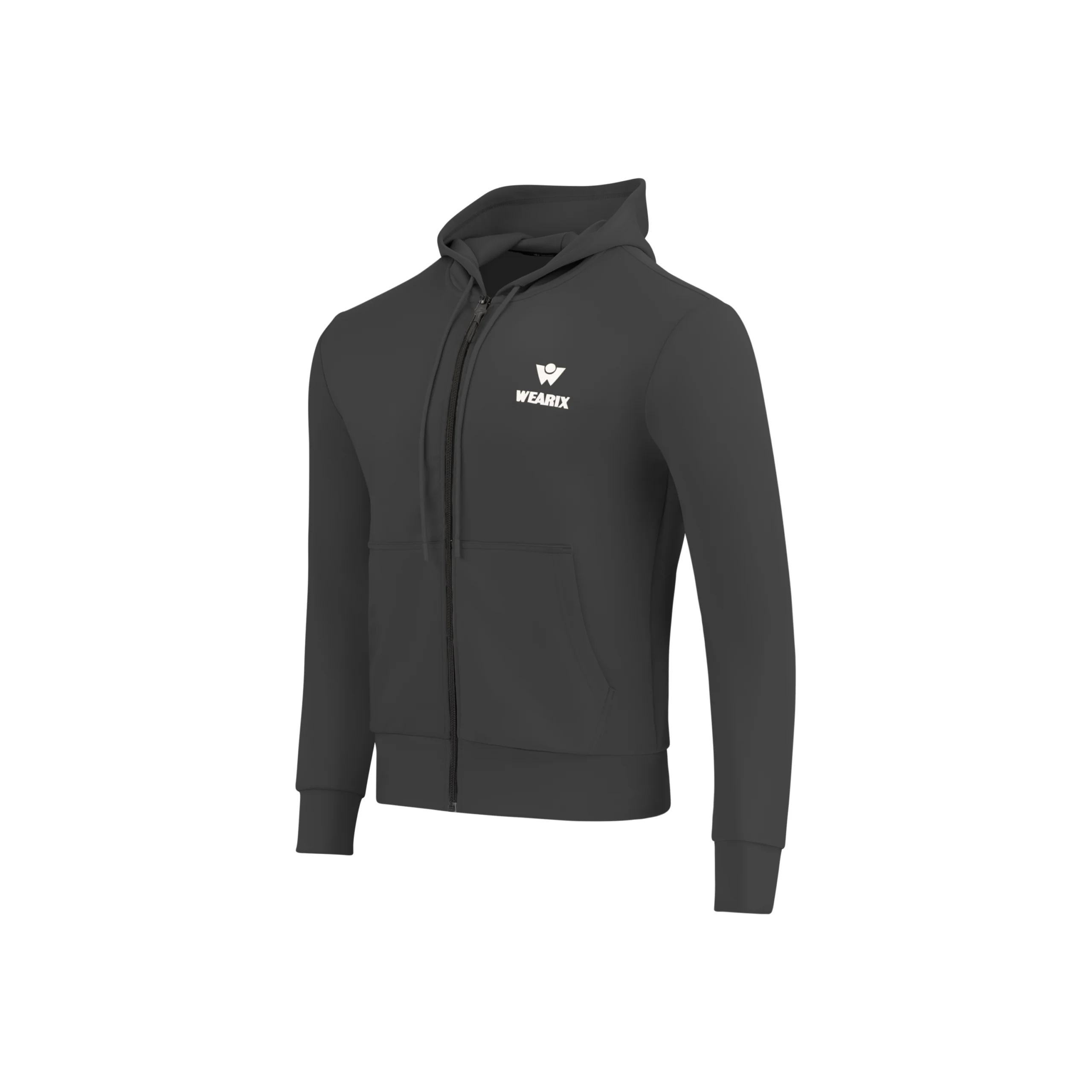 Men’s taupe zipper hoodie by Wearix